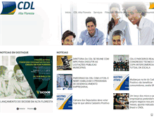 Tablet Screenshot of cdlaf.com.br